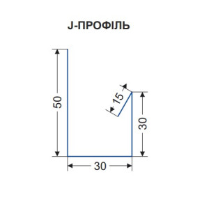 J-профіль БЛОК-ХАУС. Photo 2